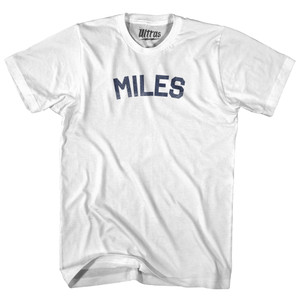 MILES Youth Cotton T-shirt - White MILES Youth Cotton T-shirt - White