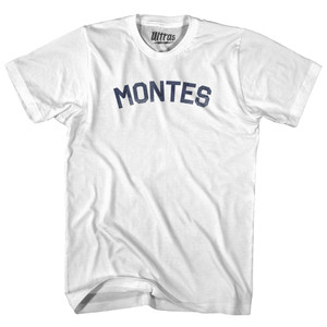 MONTES Womens Cotton Junior Cut T-Shirt - White