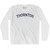 Thornton Adult Cotton Long Sleeve T-Shirt - White