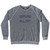Curling All Day Adult Tri-Blend Sweatshirt - Athletic Grey