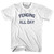 Fencing All Day Adult Cotton T-shirt - White
