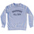 Swimming All Day Adult Tri-Blend Sweatshirt - Heather Grey Swimming All Day Adult Tri-Blend Sweatshirt - Heather Grey