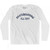 Skateboarding All Day Adult Cotton Long Sleeve T-shirt - White Skateboarding All Day Adult Cotton Long Sleeve T-shirt - White