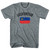 Liechtenstein Country Flag Heritage Womens Tri-Blend Junior Cut T-Shirt - Athletic Grey