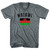 Malawi Country Flag Heritage Adult Tri-Blend V-neck T-shirt - Athletic Grey