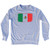Mexico Country Flag Adult Tri-Blend Sweatshirt - Heather Grey Mexico Country Flag Adult Tri-Blend Sweatshirt - Heather Grey