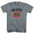Maldives Country Flag Heritage Womens Tri-Blend Junior Cut T-Shirt - Athletic Grey