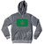 Macau Country Flag Tri-Blend Hoodie - Athletic Grey