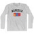 Mongolia Country Flag Heritage Adult Cotton Long Sleeve T-shirt - Grey Heather Mongolia Country Flag Heritage Adult Cotton Long Sleeve T-shirt - Grey Heather