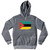 Mozambique Country Flag Tri-Blend Hoodie - Athletic Grey Mozambique Country Flag Tri-Blend Hoodie - Athletic Grey