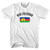 New Caledonia Country Flag Heritage Youth Cotton T-shirt - White