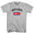 North Korea Country Flag Heritage Adult Cotton T-shirt - Grey Heather North Korea Country Flag Heritage Adult Cotton T-shirt - Grey Heather