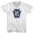 Pennsylvania PA Crest Adult Tri-Blend V-neck T-shirt - White Pennsylvania PA Crest Adult Tri-Blend V-neck T-shirt - White