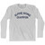 Alpine Skiing Champion Adult Cotton Long Sleeve T-shirt - Grey Heather