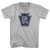 Pennsylvania PA Crest Adult Tri-Blend V-neck T-shirt - Cool Grey Pennsylvania PA Crest Adult Tri-Blend V-neck T-shirt - Cool Grey