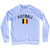 Belgium Fistball Country Flag Adult Tri-Blend Sweatshirt - White Belgium Fistball Country Flag Adult Tri-Blend Sweatshirt - White