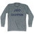 Judo Champion Adult Tri-Blend Long Sleeve T-shirt - Athletic Grey