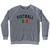 Italy Fistball Country Flag Adult Tri-Blend Sweatshirt - Athletic Grey Italy Fistball Country Flag Adult Tri-Blend Sweatshirt - Athletic Grey