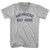 Anywhere But Here Adult Cotton V-neck T-shirt - Heather Grey