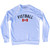 Canada Fistball Country Flag Adult Tri-Blend Sweatshirt - White Canada Fistball Country Flag Adult Tri-Blend Sweatshirt - White
