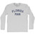 Florida Man Adult Cotton Long Sleeve T-shirt - Grey Heather