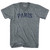 Paris Tri-Blend V-neck Womens Junior Cut T-shirt - Athletic Grey