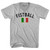 Italy Fistball Country Flag Adult Tri-Blend V-neck T-shirt - Cool Grey