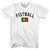 Portugal Fistball Country Flag Adult Cotton T-shirt - White