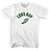 Prefontaine Coos Bay Running Wings Womens Cotton Junior Cut T-Shirt - White Prefontaine Coos Bay Running Wings Womens Cotton Junior Cut T-Shirt - White