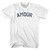 Amour Womens Cotton Junior Cut T-Shirt - White
