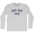 Bad Ass Dad Adult Cotton Long Sleeve T-shirt - Grey Heather