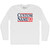 Election Custom Election Two Names And Year Adult Cotton Long Sleeve T-shirt - White Election Custom Election Two Names And Year Adult Cotton Long Sleeve T-shirt - White