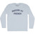 Pardon My French Adult Tri-Blend Long Sleeve T-shirt - Athletic White Pardon My French Adult Tri-Blend Long Sleeve T-shirt - Athletic White