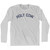 Holy Cow Adult Cotton Long Sleeve T-Shirt - Grey Heather