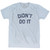 Did Not Do It Adult Tri-Blend T-Shirt - Athletic White