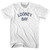 Looney Bay Womens Cotton Junior Cut T-Shirt - White