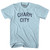 Charm City Adult Cotton T-Shirt - Light Blue