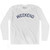 Weekend Adult Cotton Long Sleeve T-Shirt - White