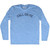 Call On Me Adult Tri-Blend Long Sleeve T-shirt - Athletic Blue