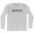 Harlem Adult Cotton Long Sleeve T-Shirt - Grey Heather