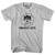 Chicago Cats Black Arts Adult Cotton T-Shirt - Cool Grey