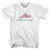 New York Arrows Cursive Womens Cotton Junior Cut T-Shirt - White New York Arrows Cursive Womens Cotton Junior Cut T-Shirt - White