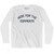 Here For The Comments Adult Cotton Long Sleeve T-Shirt - White