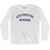 Steamhouse Springs Adult Cotton Long Sleeve T-Shirt - White Steamhouse Springs Adult Cotton Long Sleeve T-Shirt - White