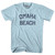 Omaha Beach Adult Cotton T-Shirt - Light Blue