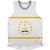 Rhode Island State Flag Athletic Tank Top - White