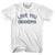 Love You Grandma Womens Cotton Junior Cut T-Shirt - White