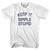 Keep It Simple Stupid Adult Cotton T-Shirt - White