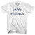 Happy Festivus Adult Cotton T-Shirt - White