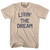 Livin' The Dream Adult Cotton T-Shirt - Creme